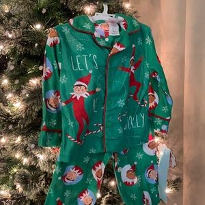 NWT elf on the shelf Christmas pajamas 18 month boy girl baby toddler